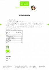 Krauterhaus Sanct Bernhardt Organic Frying Oil, 750 мл