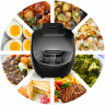 TurboTronic by Z-Line TurboTronic by Z-Line Multikocher 5 Liter Dampfgarer, japanischer Reiskocher Slowcooker mit Timer, 860 W, Schwarz Digital fur Milchreis Multivarka Schongarer  Мультиварка TurboTronic by Z-Line пароварка 5 литров, японская рисоварка, 