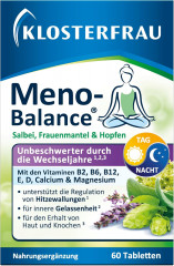 Klosterfrau Meno-Balance 60st х 2stk, Комплекс для женщин при менопаузе Klosterfrau Meno-Balance, при приливах и гормональном дисбалансе, 60 шт х 2 упаковки