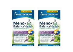 Klosterfrau Meno-Balance 60st х 2stk, Комплекс для женщин при менопаузе Klosterfrau Meno-Balance, при приливах и гормональном дисбалансе, 60 шт х 2 упаковки