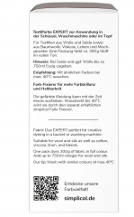 Simplicol Expert Nuss-Braun, Краска для ткани коричневая интенсивное перекрашивание одежды, для стиральной машины 40C, 150 г