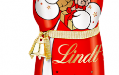 Lindt 2025 Weihnachtsmann 3stk x 200g, НАБОР Линдт Шоколадный Дед Мороз, 3 шт х 200г