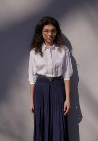 Tommy Hilfiger ROUND BUCKLE BELT Belt sky captain РЕМЕНЬ С КРУГЛОЙ ПРЯЖКОЙ Ремень небесный капитан