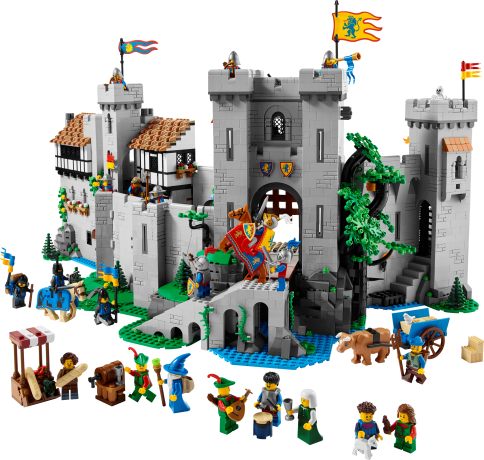 Lego Burg der Lowenritter Замок Львиных Рыцарей
