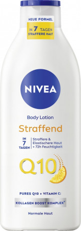 NIVEA Q10 Straffende Bodylotion, 400 ml, Нивеа Лосьон для тела подтягивающий, коэнзим Q10 и витамин C, эластичность за 7 дней, 72ч увлажнение, 400 мл