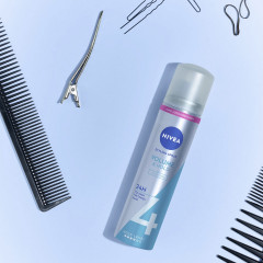 NIVEA Volumen Pflege Haarspray Reisegrosse, 75 ml, Нивеа Лак для волос для объёма, пантенол и витамин B3, до 24ч фиксация, дорожный формат, 75 мл