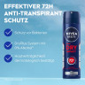 NIVEA MEN Dry Impact Anti-Transpirant Spray, 150 ml, Нивеа Мужской антиперспирант спрей, Dual Protect, 0% спирта, 72ч сухость, 150 мл