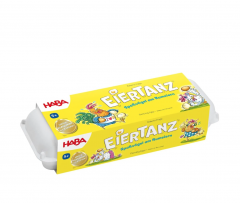 HABA HABA Eiertanz Der Spielklassiker 2012206001, Игра на ловкость Танец яиц, дерево, развивает ловкость, внимание и реакцию, от 5 лет