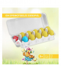 HABA HABA Eiertanz Der Spielklassiker 2012206001, Игра на ловкость Танец яиц, дерево, развивает ловкость, внимание и реакцию, от 5 лет