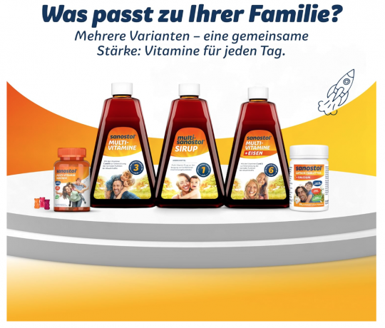 Sanostol Multi-Vitamin Barchen, 60 St Саностол Жевательные витамины-мармеладки для детей, с комплексом витаминов, без сахара, 60 шт