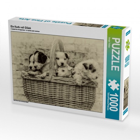 CALVENDO Puzzle CALVENDO Puzzle Ein Korb voll Gluck Пазл CALVENDO Puzzle Корзина