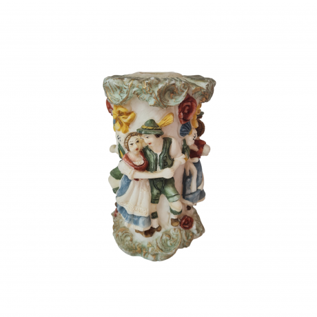 Восковая свеча винтажная "Влюбленные", 20 x 11,5 см, Германия, 1960-70гг.