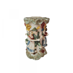 Восковая свеча винтажная "Влюбленные", 20 x 11,5 см, Германия, 1960-70гг.