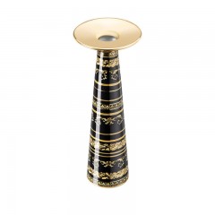 Rosenthal meets Versace Rosenthal Versace Virtus Gala Black Vase / Leuchter 25 cm Rosenthal Versace Virtus Gala Черная ваза/подсвечник 25 см