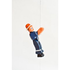 Holzspielzeug Kletterfigur Jugendfeuerwehr Деревянная игрушка альпинистская фигурка молодежная пожарная команда