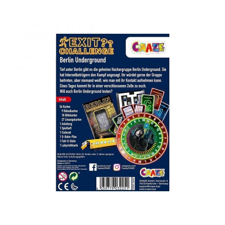 CRAZE EXIT CHALLENGE Berlin Underground ВЫХОД ВЫЗОВ Берлинское метро