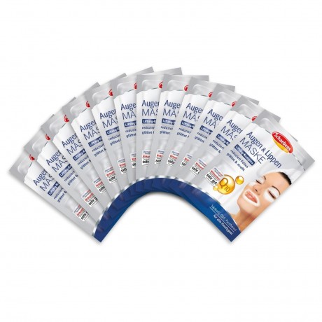 Schaebens Augen & Lippen Maske 12stk  Маска для глаз и губ, набор из 12 шт.