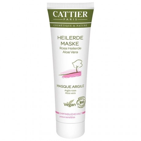 Cattier Rosa Heilerde Maske fur empfindliche Haut  Маска из розовой глины для чувствительной кожи