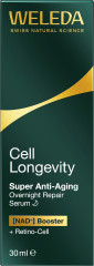 WELEDA Cell Longevity Super Anti-Aging Overnight Repair Serum, 30 ml, Ночная антивозрастная сыворотка для лица Overnight Repair для зрелой кожи, 30 мл