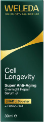 WELEDA Cell Longevity Super Anti-Aging Overnight Repair Serum, 30 ml, Ночная антивозрастная сыворотка для лица Overnight Repair для зрелой кожи, 30 мл