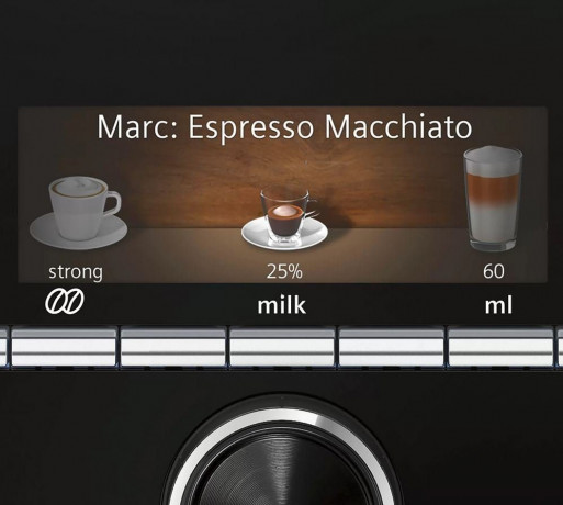 SIEMENS SIEMENS Kaffeevollautomat TI921509DE, Bis zu sechs Profile speichern Полностью автоматическая кофемашина SIEMENS TI921509DE, сохранение до шести профилей