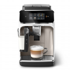 Philips Philips Kaffeevollautomat EP2333/40 2300 Series, 4 Kaffeespezialitaten, mit LatteGo-Milchsystem, Weiss und Chrom Полностью автоматическая кофемашина Philips EP2333/40 серии 2300, 4 сорта кофе, с молочной системой LatteGo, белый и хром