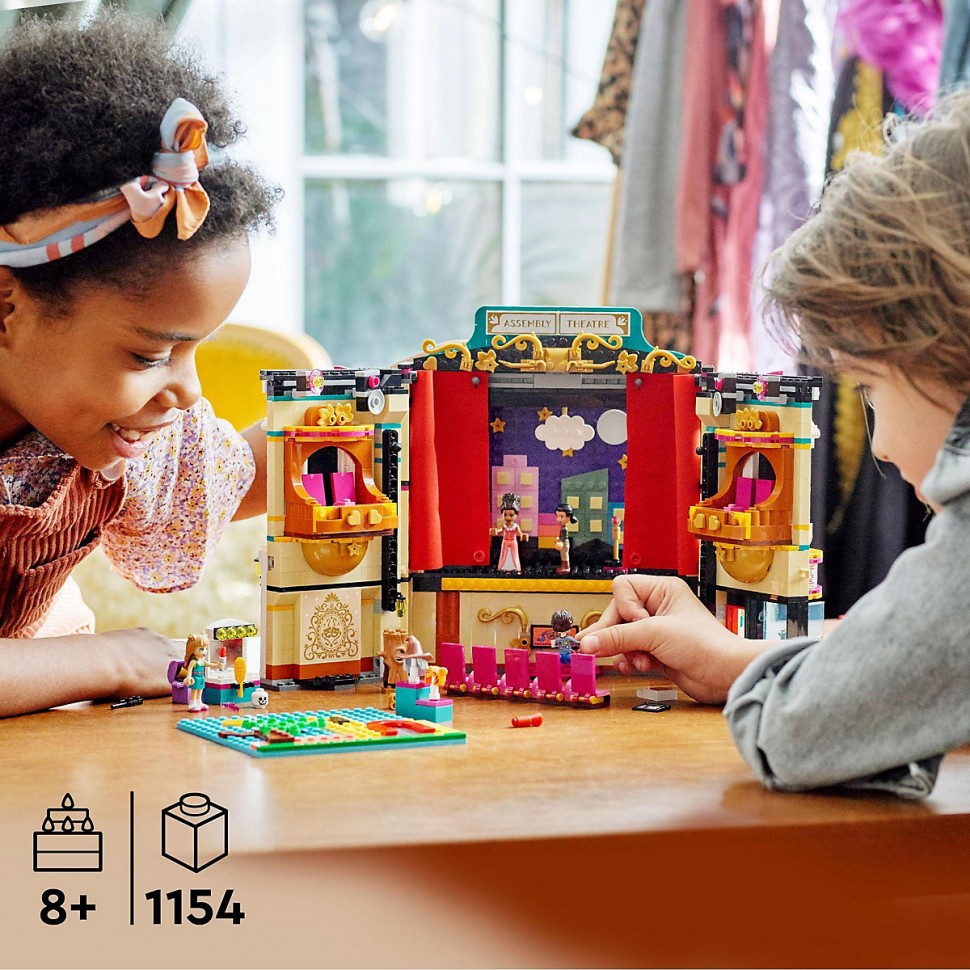 Купить LEGO Friends 41714 Andreas Theaterschule ЛЕГО Театральная школа  Андреа в интернет-магазине Diskontshop.eu Германия всего за 16 299 руб. в