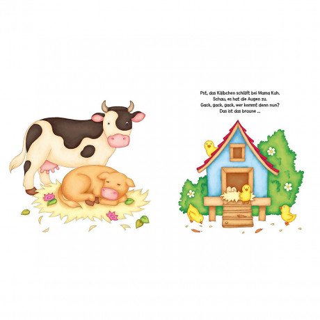 Carlsen Verlag Wer muht hier Muh? Die ... Kuh!: Grossausgabe Кто здесь мычит? ... Корова !: Большое издание