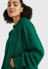 Tommy Hilfiger SPORT Zip-up sweatshirt prep green SPORT Толстовка на молнии подготовка зеленый