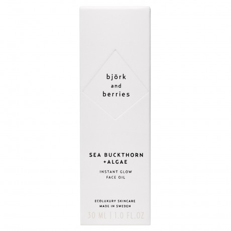 Bjork Berries Sea Buckthorn & Algae Instant Glow Face Oil Мгновенное сияющее масло для лица с облепихой и водорослями