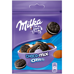 Milka Choco-Mix Oreo Альпийский молочный шоколад со сливочной начинкой и Oreo 146г