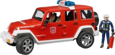 Bruder Bruder 02528 Jeep Wrangler Feuerwehr Einsatzfahrzeug Brother 02528 Jeep Wrangler Пожарная машина скорой помощи