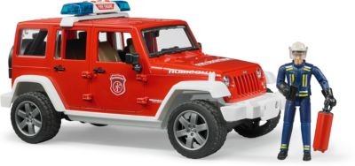 Bruder Bruder 02528 Jeep Wrangler Feuerwehr Einsatzfahrzeug Brother 02528 Jeep Wrangler Пожарная машина скорой помощи
