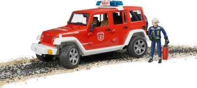Bruder Bruder 02528 Jeep Wrangler Feuerwehr Einsatzfahrzeug Brother 02528 Jeep Wrangler Пожарная машина скорой помощи
