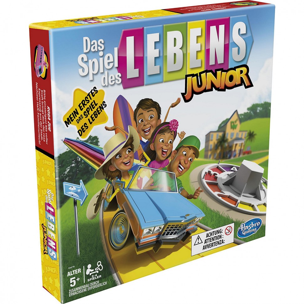 Купить Hasbro Das Spiel des Lebens Junior Игра жизни юниор в  интернет-магазине Diskontshop.eu Германия всего за 2 868 руб. в