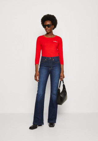 Tommy Hilfiger SLIM ROPE PUFF PRINT Long sleeved top fireworks SLIM ROPE PUFF PRINT Топ с длинными рукавами салют