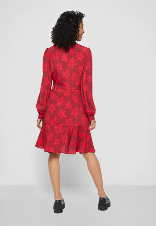 Tommy Hilfiger KNEE DRESS Day dress mid scale / pink splendor ПЛАТЬЕ НА КОЛЕНАХ Повседневное платье средняя гамма / розовое великолепие