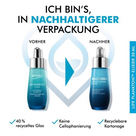 Biotherm Life Plankton Elixir Serum, Биотерм Антивозрастная сыворотка-эликсир для лица, 75 мл