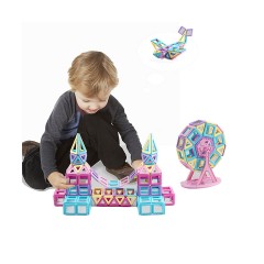 TOPMELON Satz mit  85 magnetischen Bausteinen Набор из 85 магнитных строительных блоков.