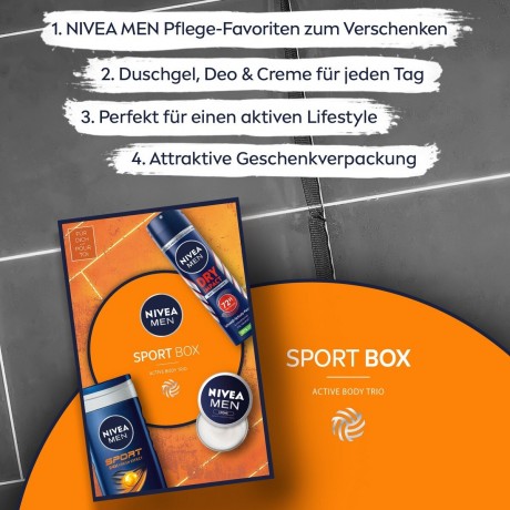 Nivea Sport Box Geschenkset  Подарочный набор спортивной коробки