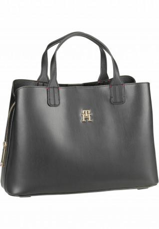 Tommy Hilfiger ICONIC SATCHEL Handbag black ICONIC SATCHEL Сумочка черный