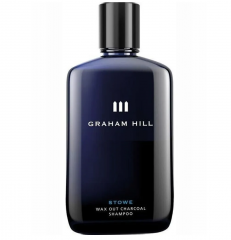GRAHAM HILL Stowe 250 мл Мужской шампунь с активированным углём, глубокое очищение волос и кожи головы, для всех типов волос