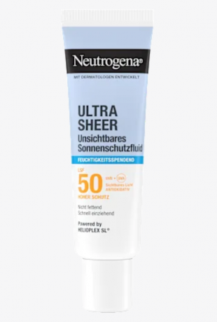 Neutrogena Sonnenfluid Gesicht, ultra sheer feuchtigkeitsspendend LSF 50, Ультраувлажняющий солнцезащитный флюид для лица, SPF 50, 50 мл