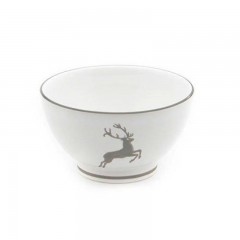 Gmundner Keramik Gmundner Keramik Grauer Hirsch Muslischale gross d: 14 cm / h: 7,8 cm / 0,4 Керамическая чаша для хлопьев Gmundner Grauer Hirsch большая d: 14 см / высота: 7,8 см / 0,4