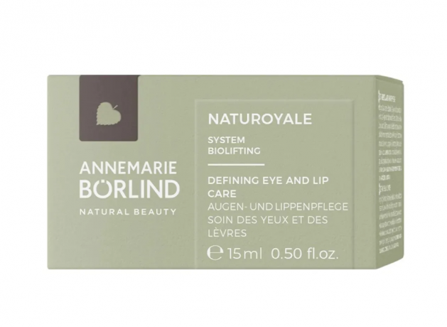 ANNEMARIE BORLIND NATUROYALE Defining Eye & Lip Care 15ml, ANNEMARIE BORLIND Крем для кожи вокруг глаз и губ (Германия), 15 мл, разглаживающий и укрепляющий, с гиалуроновой кислотой и маслом жожоба, для всех