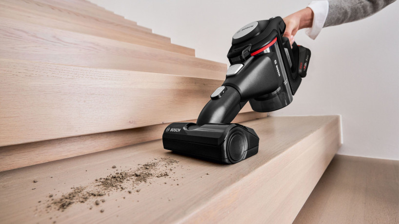 BOSCH BOSCH Akku-Stielstaubsauger BKS8214T Unlimited Serie, 8 Gen2, beutellos, 45 Min Laufzeit, inkl. elektrische Miniduse und flexibler Fugenduse  Беспроводной пылесос BOSCH BKS8214T Unlimited series, 8 Gen2, без мешка, время работы 45 минут, включая эле