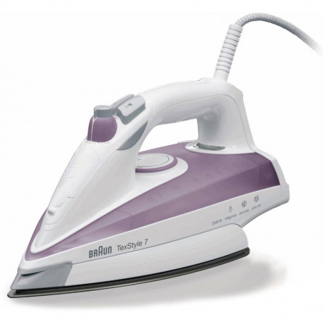 Braun Braun Dampfbugeleisen TS 715 TexStyle 7 Dampfbugeleisen weiss/magenta  Паровой утюг Braun TS 715 TexStyle 7 — паровой утюг — белый/пурпурный