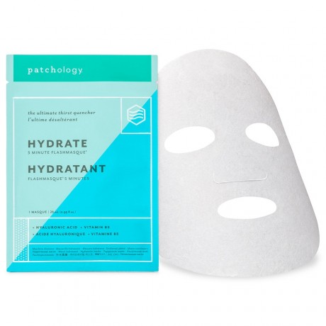 Patchology FlashMasque Hydrate 5 Minutes Sheet Mask Maske Masken, 112 мл