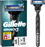 GILLETTE Rasierer, Mach3, 1 St, Джилетт Набор для бритья Mach3: станок и 1 сменная кассета, 1 набор