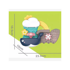 Debuy Kinder Bad Badespielzeug Boot spielen Wasser spritzen Wal batterielos Baby Eltern-Kind-Interaktion Sommer Schwimmen Badespielzeug fur das Badezimmer Детские игрушки для ванной